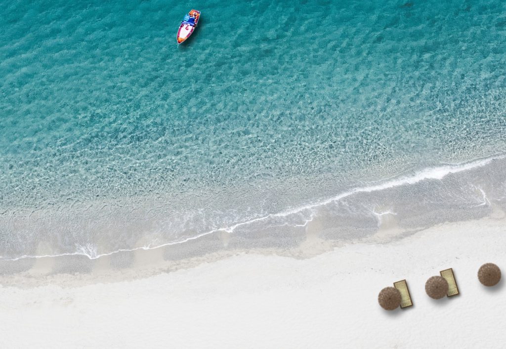 beach, bird's eye view, drone